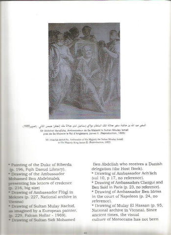 LAMINA V03527: El embajador Benalcha, reproducción de 1685