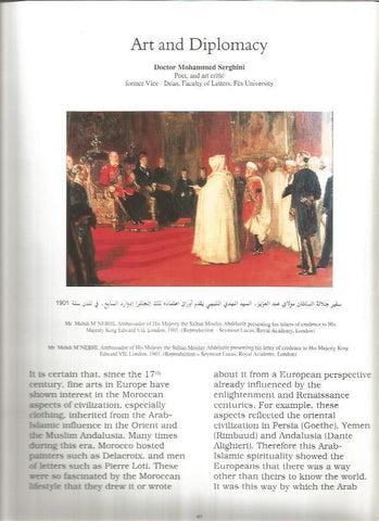 LAMINA V03526: El embajador Mehdi M'NEBHI presentando sus credenciales al Rey Eduardo VII en Londres 1901
