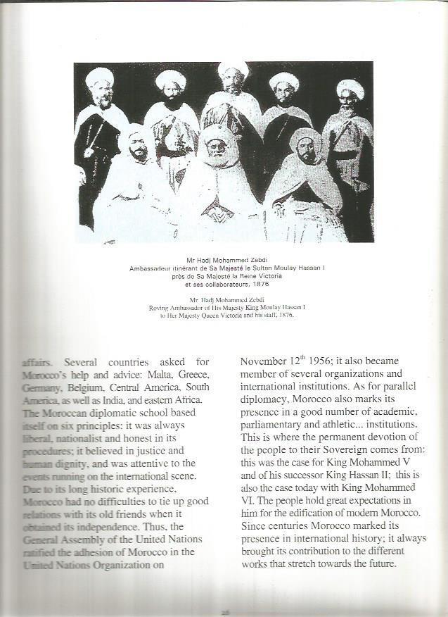 LAMINA V03521: El embajador Zebdi con sus colaboradores en 1876
