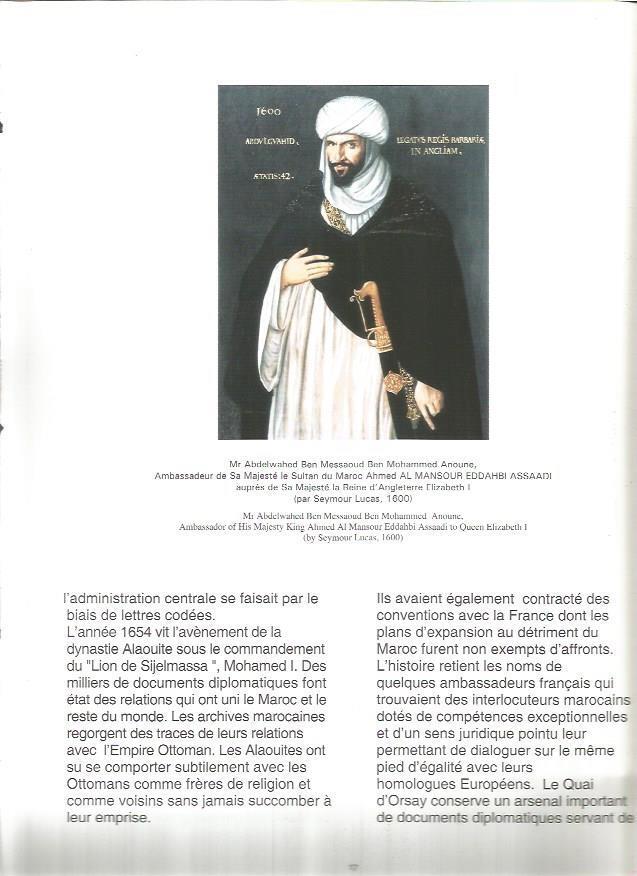 LAMINA V03517: Abdelwahed Ben Messaoud Ben Mohammed Announe embajador de Marruecos por S. Lucas