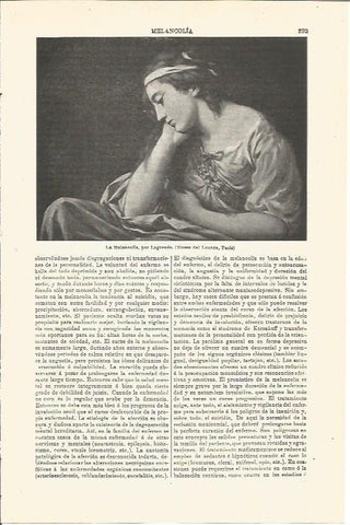 LAMINA V03287: La Melancolia por Lagrenee