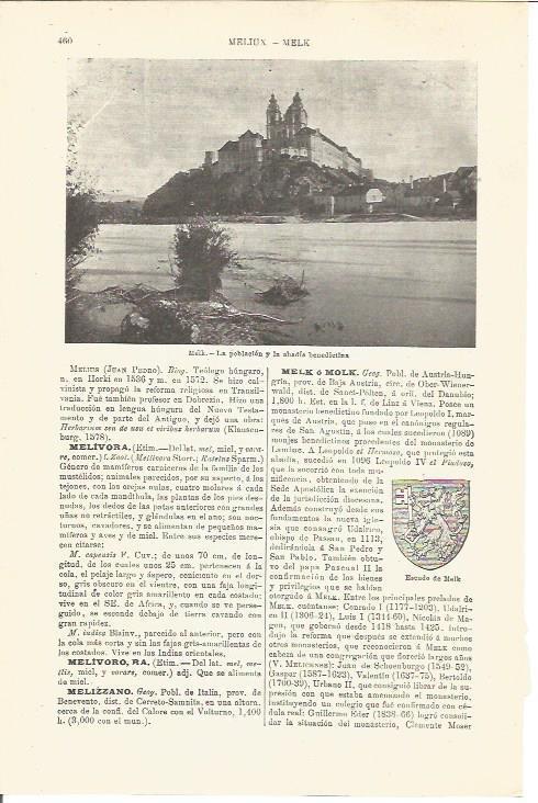 LAMINA V03301: Abadia benedictina en Melk, Austria