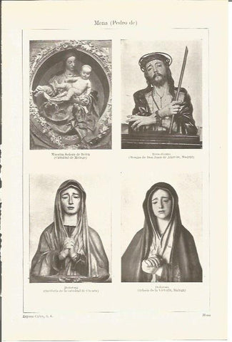 LAMINA V03320: Imágenes por Pedro de Mena