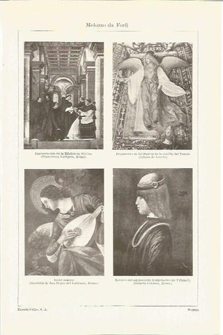LAMINA V03306: Pinturas varias por Melozzo da Forli
