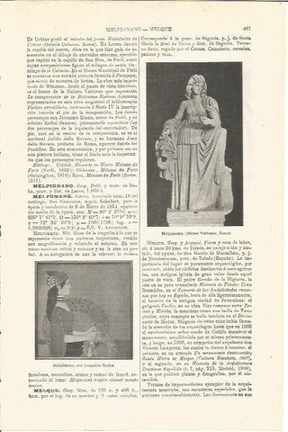 LAMINA V03305: Melpomene por Leopoldo Stolba