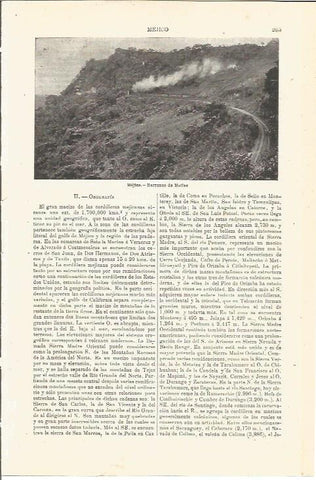 LAMINA V03251: Barranco de Metlae, Mejico