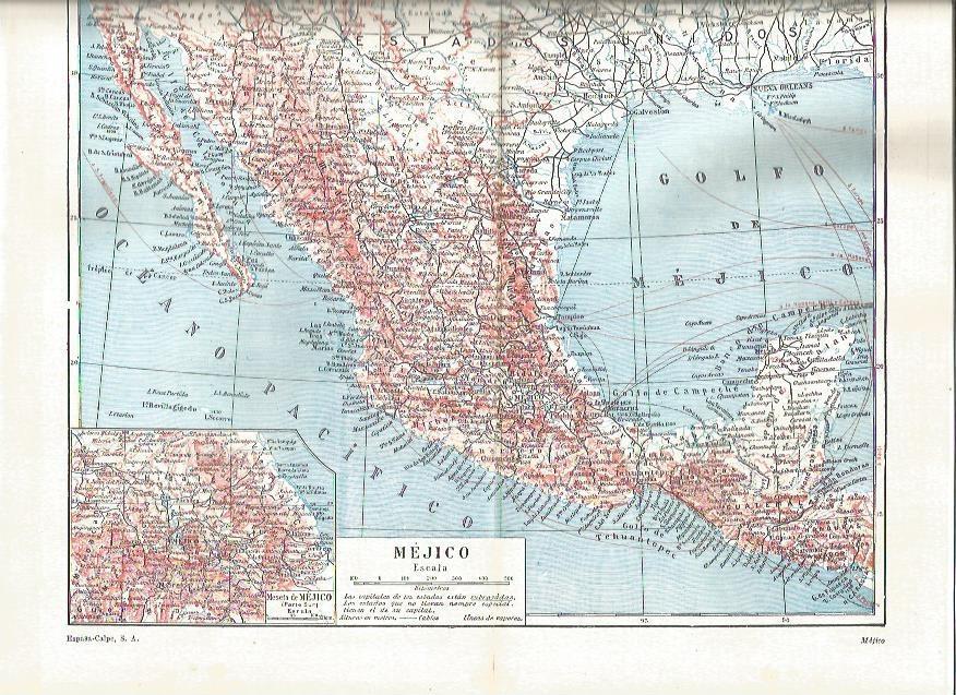 LAMINA V03248: Plano de Mejico