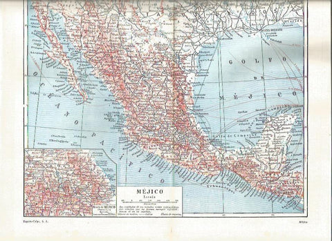 LAMINA V03248: Plano de Mejico