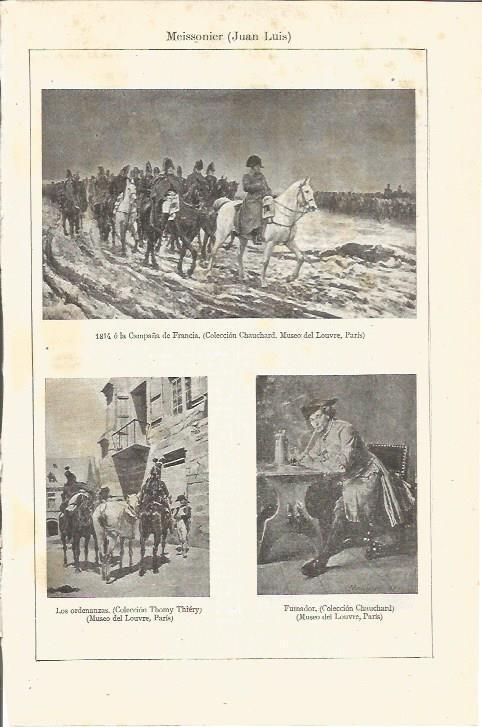 LAMINA V03246: Obras varias de J. L. Meissonier