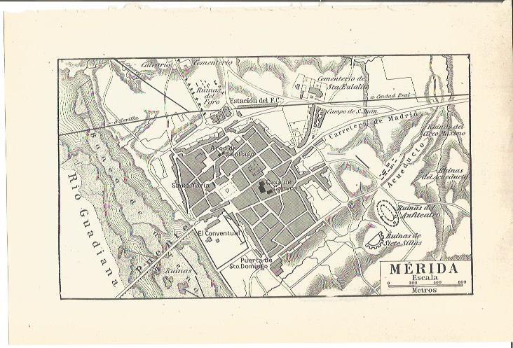 LAMINA V03382: Mapa de Merida