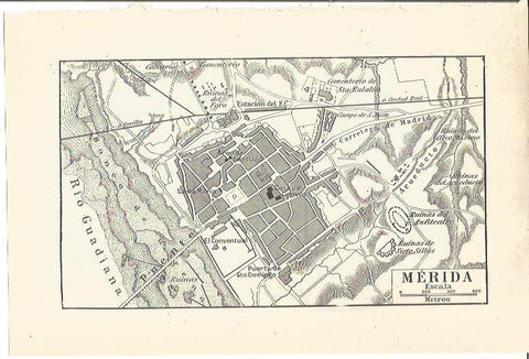 LAMINA V03382: Mapa de Merida