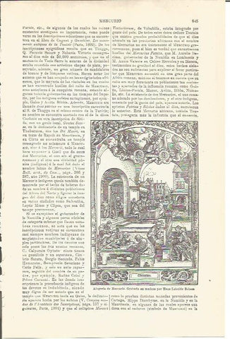 LAMINA V03378: Alegoria de Mercurio por Hans Lebaldo Beham