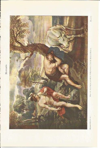 LAMINA V03375: Mercurio, Io y Argos por P.P. Rubens