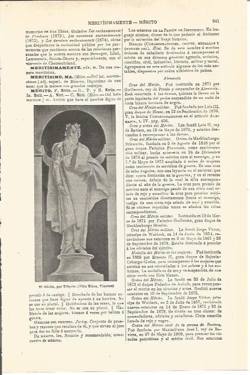 LAMINA V03397: El Merito por Tiepolo