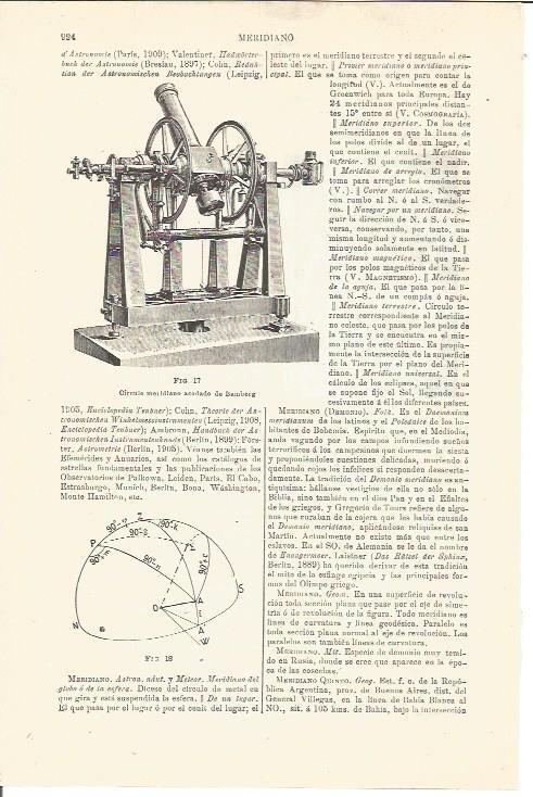 LAMINA V03394: Circulo meridiano acodado de Bamberg