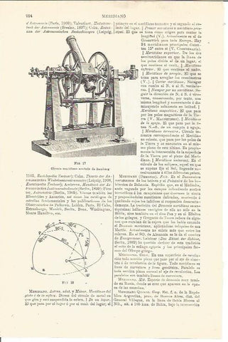 LAMINA V03394: Circulo meridiano acodado de Bamberg