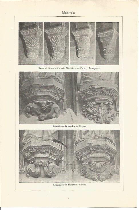 LAMINA V03343: Mensulas