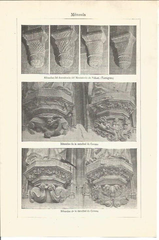 LAMINA V03343: Mensulas