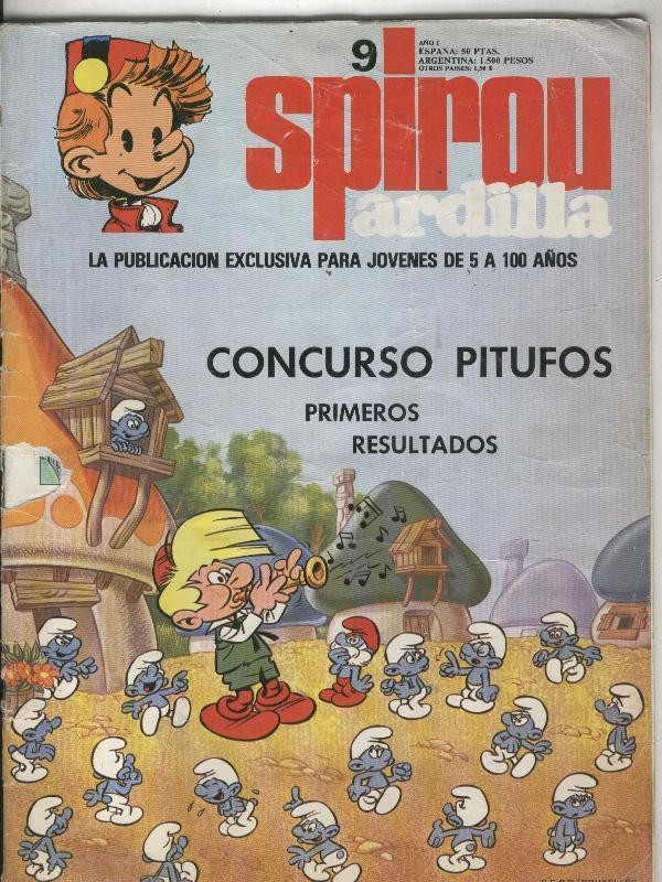 Spirou ardilla numero 09 (numerado 2 en trasera)
