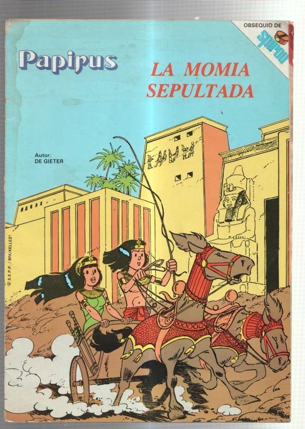 Spirou ardilla: tapas del coleccionable Papirus: la momia sepultada