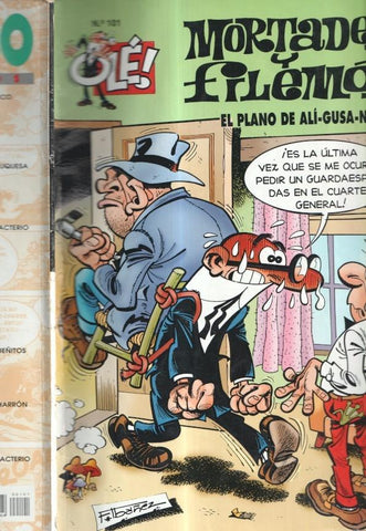 Coleccion Ole cubierta en relieve numero 101: Mortadelo y Filemon: El plano de Ali-Gusa-No