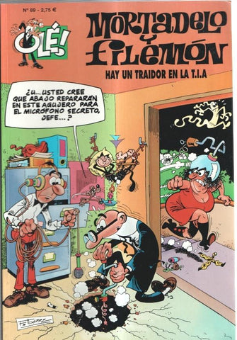 Coleccion Ole numero 089: Mortadelo y Filemon: Hay un traidor en la T.I.A