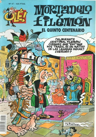 Coleccion Ole numero 047: Mortadelo y Filemon: El quinto centenario