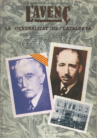 L'Avenç numero 00 (1976): La Generalitat de Catalunya