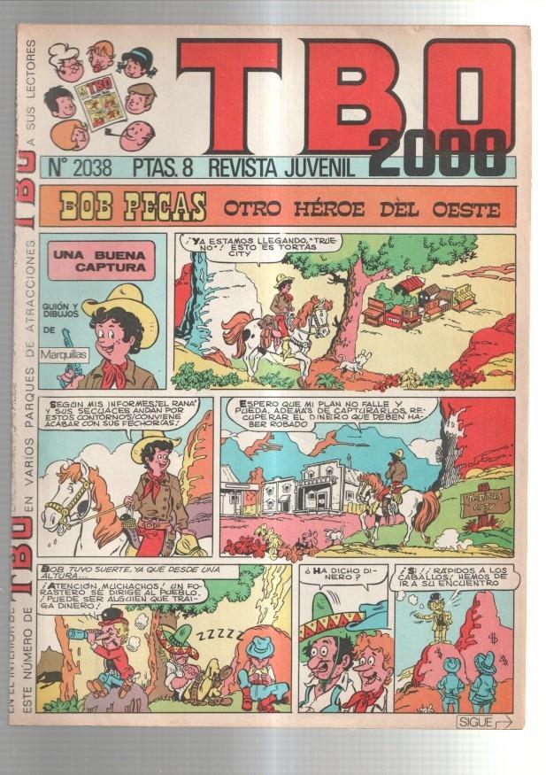 TBO 2000 numero  2038: Bob Pecas (numerado 1 en trasera)