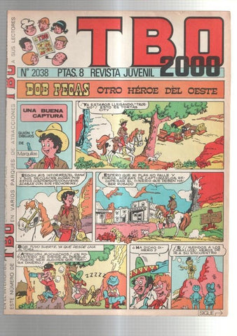 TBO 2000 numero  2038: Bob Pecas (numerado 1 en trasera)