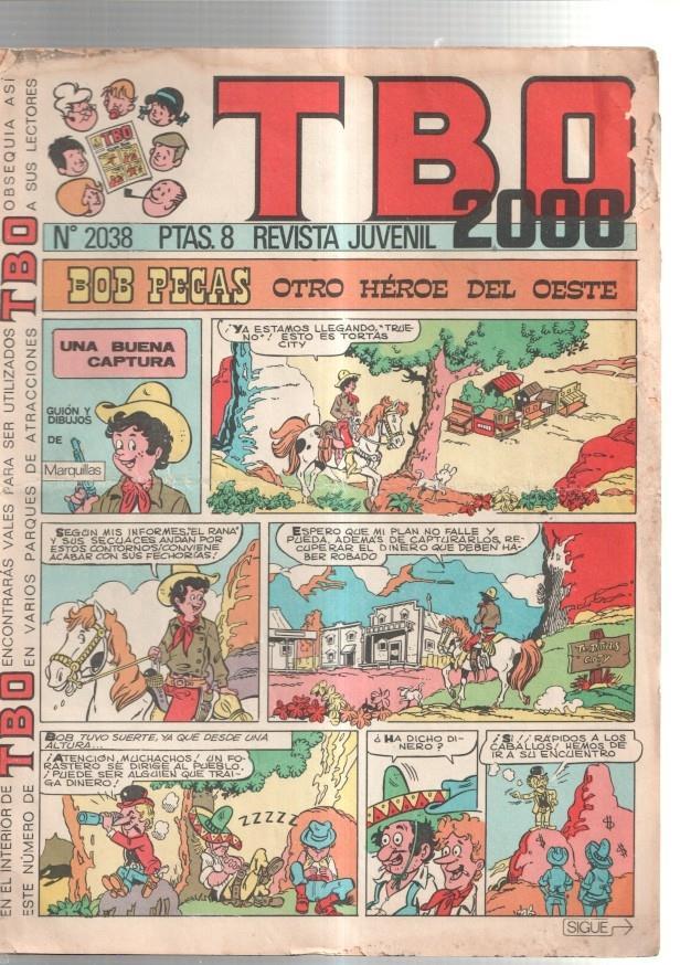 TBO 2000 numero  2038: Bob Pecas (numerado 3 en trasera)