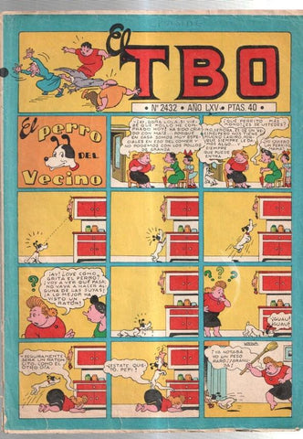 TBO 2000 numero  2432: El perro del vecino (numerado 1 en trasera)