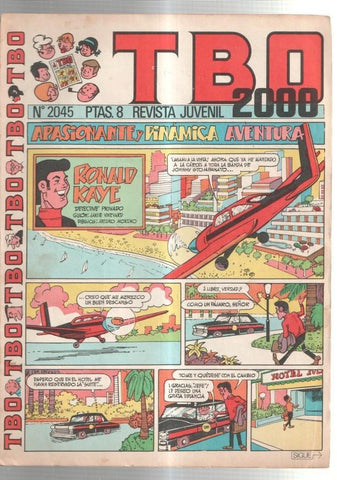 TBO 2000 numero  2045: Ronald Kaye (Arturo Moreno) (numerado 5 en trasera)