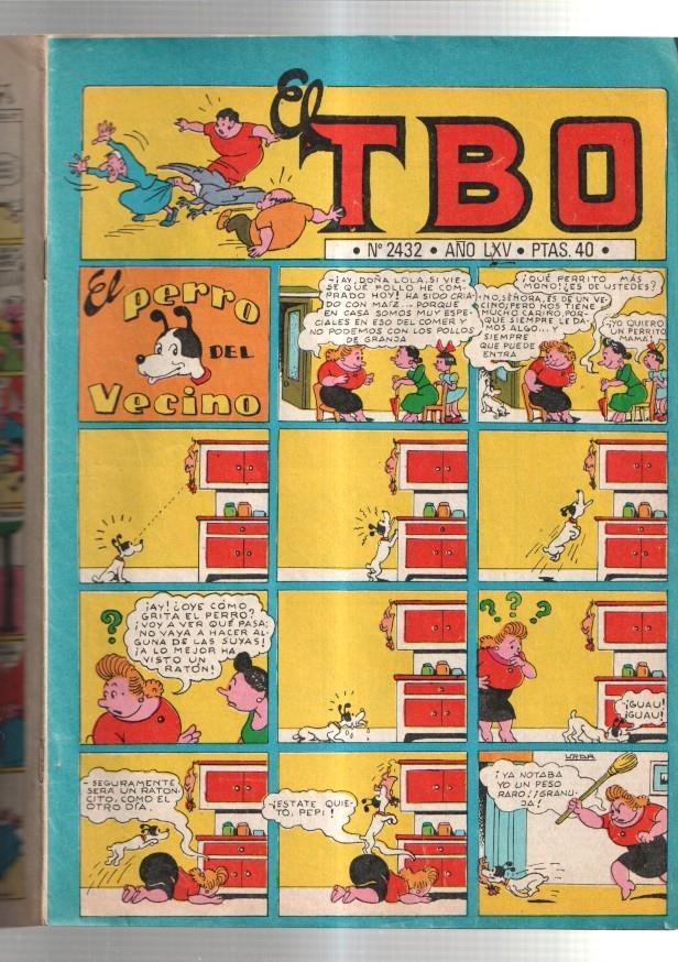 TBO 2000 numero  2432: El perro del vecino (numerado 2 en trasera)