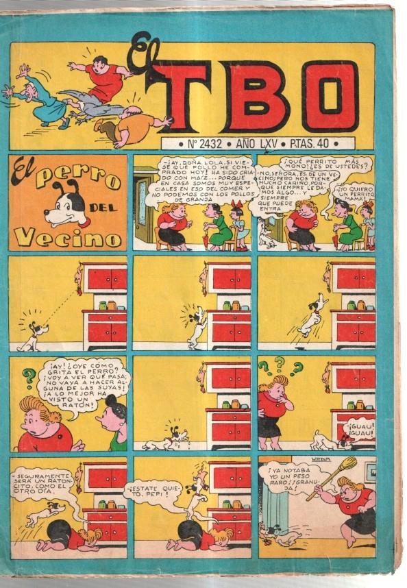TBO 2000 numero  2432: El perro del vecino (numerado 4 en trasera)