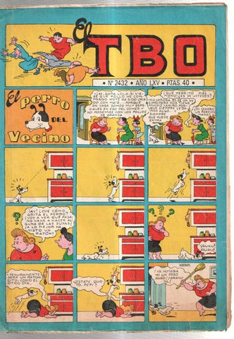 TBO 2000 numero  2432: El perro del vecino (numerado 4 en trasera)