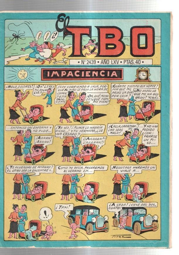 TBO 2000 numero  2439: Impaciencia (Tinez) (numerado 1 en trasera)