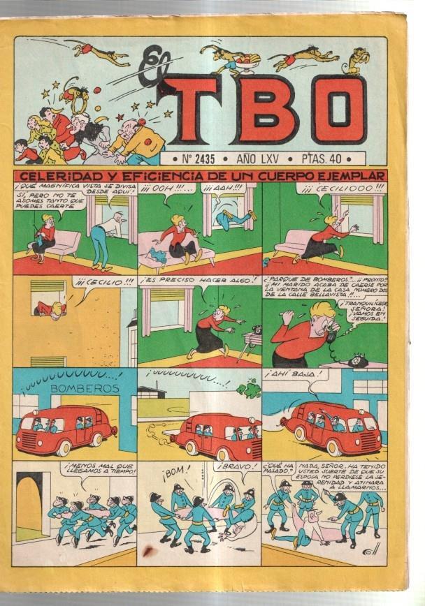 TBO 2000 numero  2435: Celeridad y eficacia (Coll) (numerado 1 en trasera)