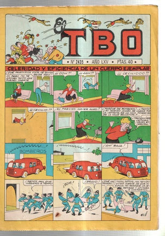 TBO 2000 numero  2435: Celeridad y eficacia (Coll) (numerado 1 en trasera)