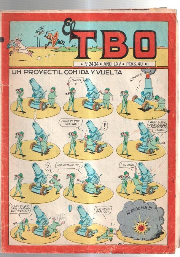 TBO 2000 numero  2434: Un proyectil con ida y vuelta (Coll) (numerado 3 en trasera)