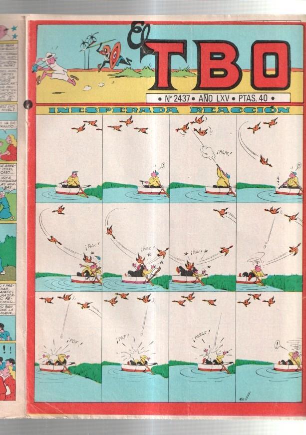 TBO 2000 numero  2437: Inesperada reaccion (Coll) (numerada 2 en trasera)