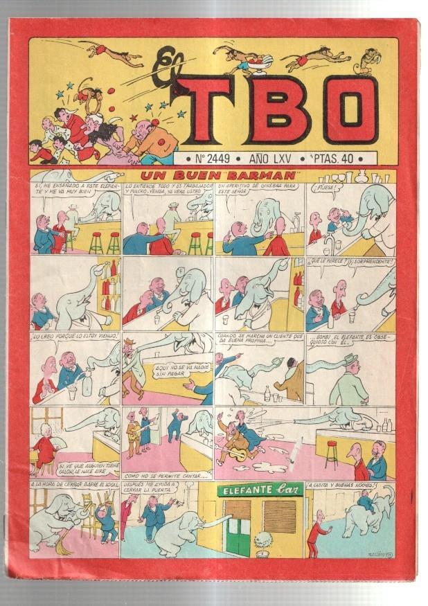 TBO 2000 numero  2449: Un buen Barman (Xastany) (numerada 2 en trasera)