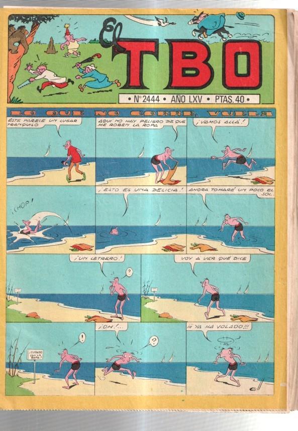 TBO 2000 numero  2444: Lo que no corre, vuela (Coll) (numerado 1 en trasera)