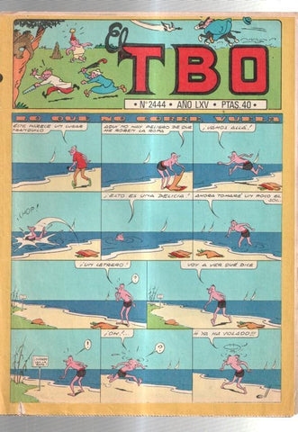 TBO 2000 numero  2444: Lo que no corre, vuela (Coll) (numerado 2 en trasera)