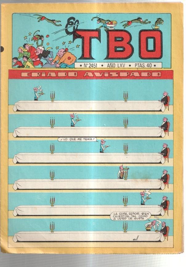 TBO 2000 numero  2451: Criado avispado (Coll) (numerado 1 en trasera)