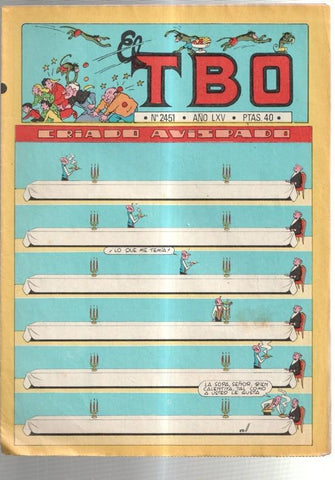 TBO 2000 numero  2451: Criado avispado (Coll) (numerado 1 en trasera)
