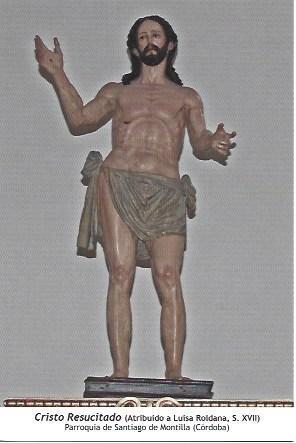 POSTAL A1259: Cristo resucitado. Parroquia de Santiago de Montilla, Cordoba