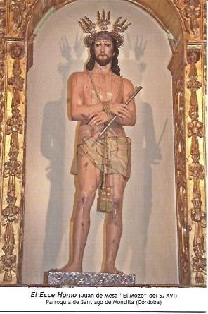 POSTAL A1256: El Ecce Homo. Parroquia de Santiago de Montilla, Cordoba