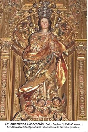 POSTAL A1250: La Inmaculada Concepcion. Concepcionistas Franciscanas de Montilla, Cordoba