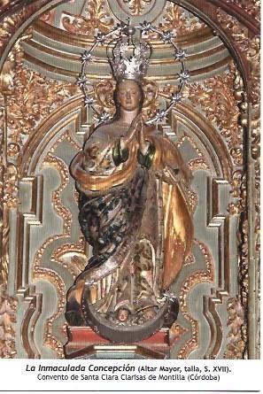 POSTAL A1267: La Inmaculada Concepcion. Convento de Santa Clara de Montilla, Cordoba